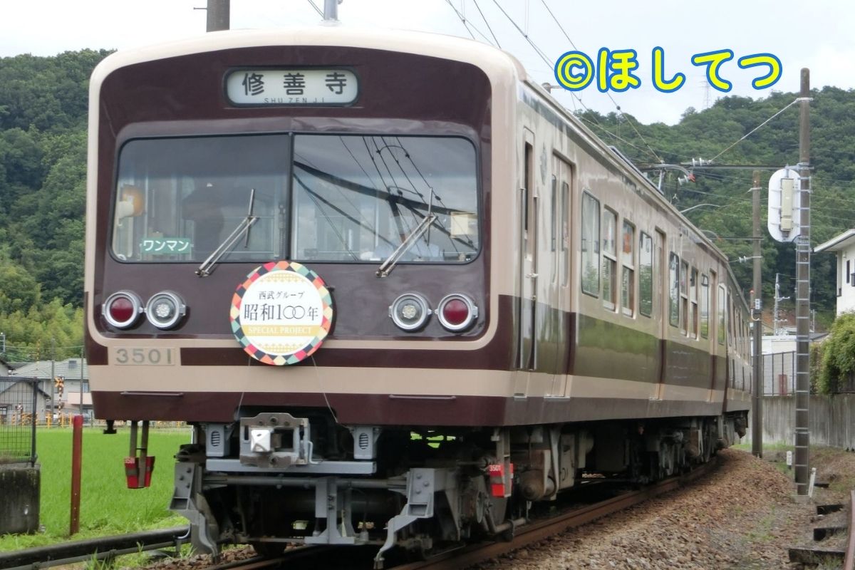 Izu Hakone 3000 Series Retro Livery Approaching on Sunzu Line