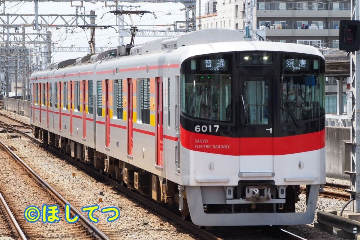 山陽電気鉄道6000系・山陽電鉄本線山陽明石駅の写真