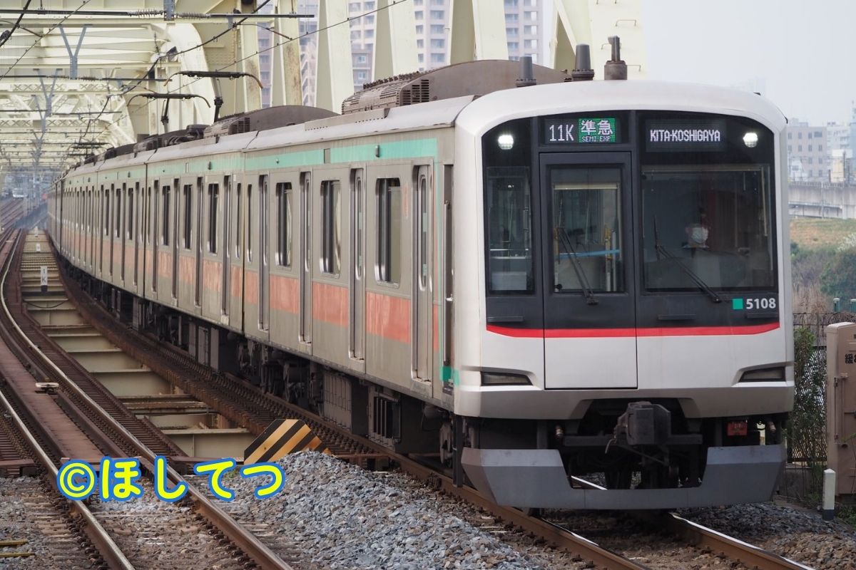 東急電鉄5000系・東急田園都市線溝の口駅の写真