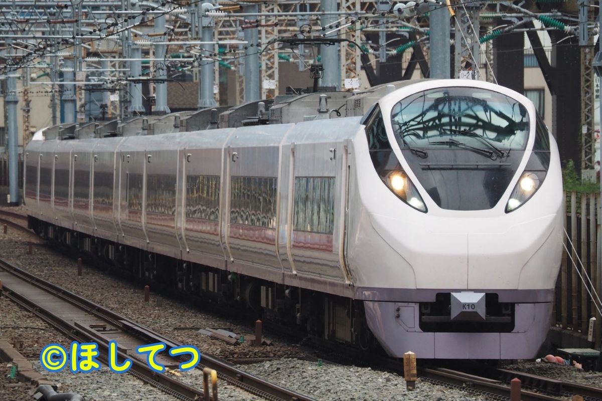 JR東日本E657系ひたち・ときわ・東海道本線田町駅（現在は撮影不可）の写真