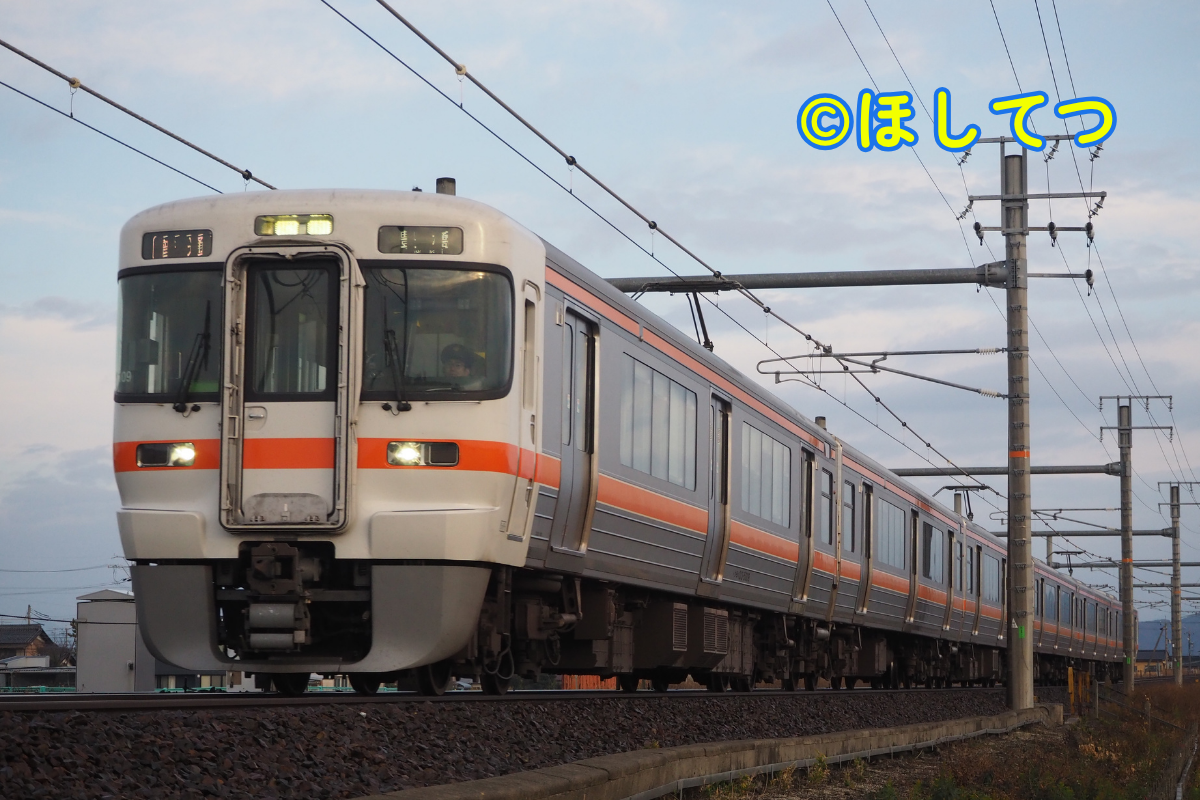 313系5000番台・東海道本線岐阜駅~木曽川駅間の写真
