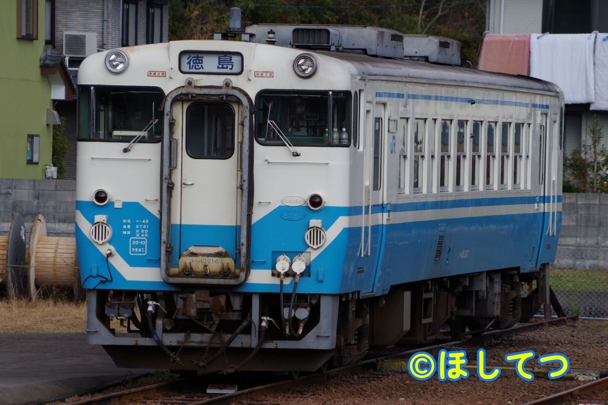 JR四国キハ40形・牟岐線牟岐駅の写真