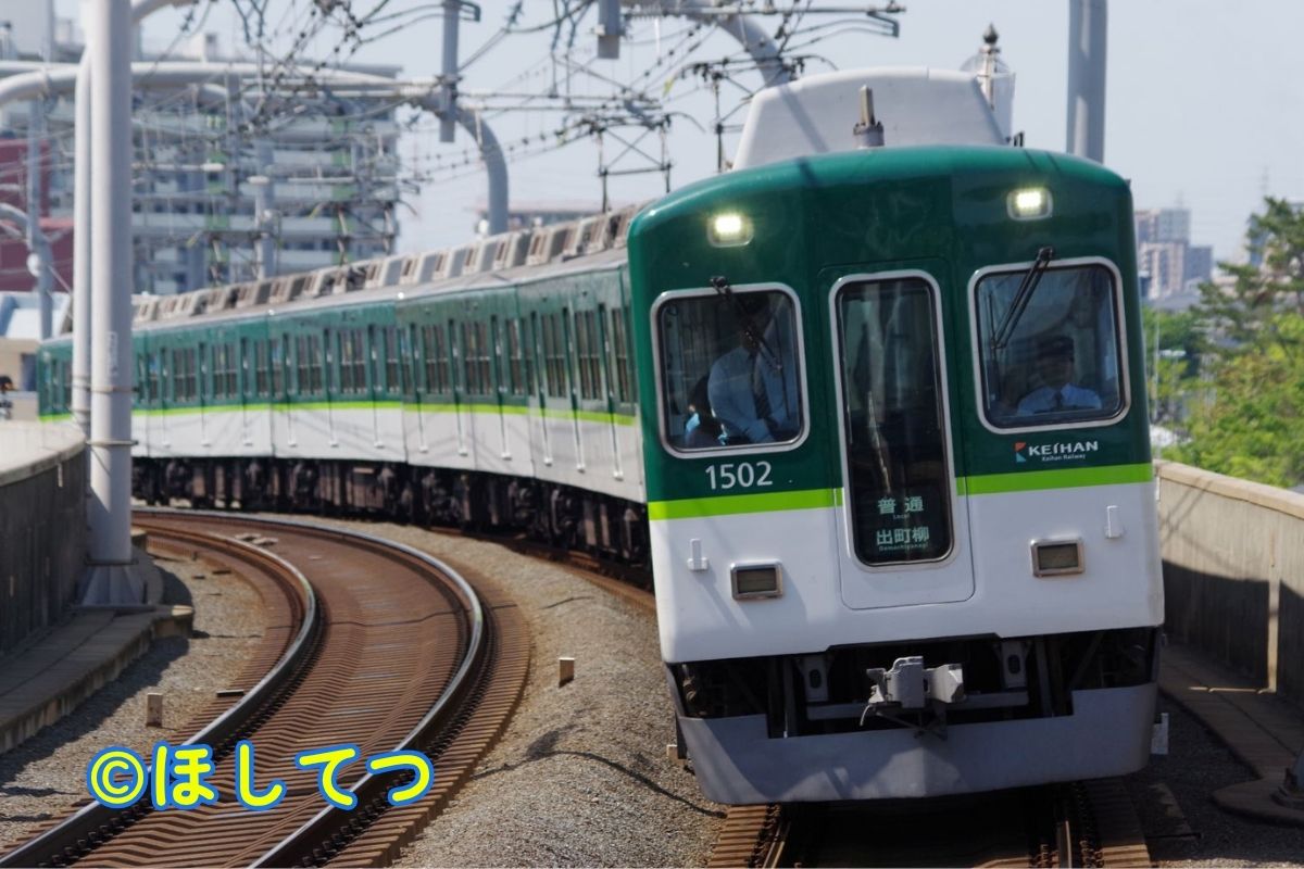 京阪本線寝屋川市駅の京阪1000系(Keihan Line Neyagawashi Station Keihan 1000 series)