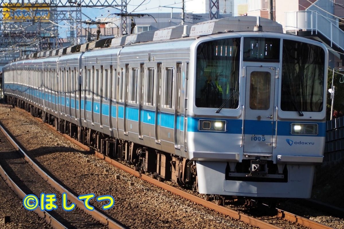 小田急小田原線愛甲石田駅～伊勢原駅間の小田急1000形(Odakyu Odawara Line between Aikoishida and Isehara Stations Odakyu 1000 series)