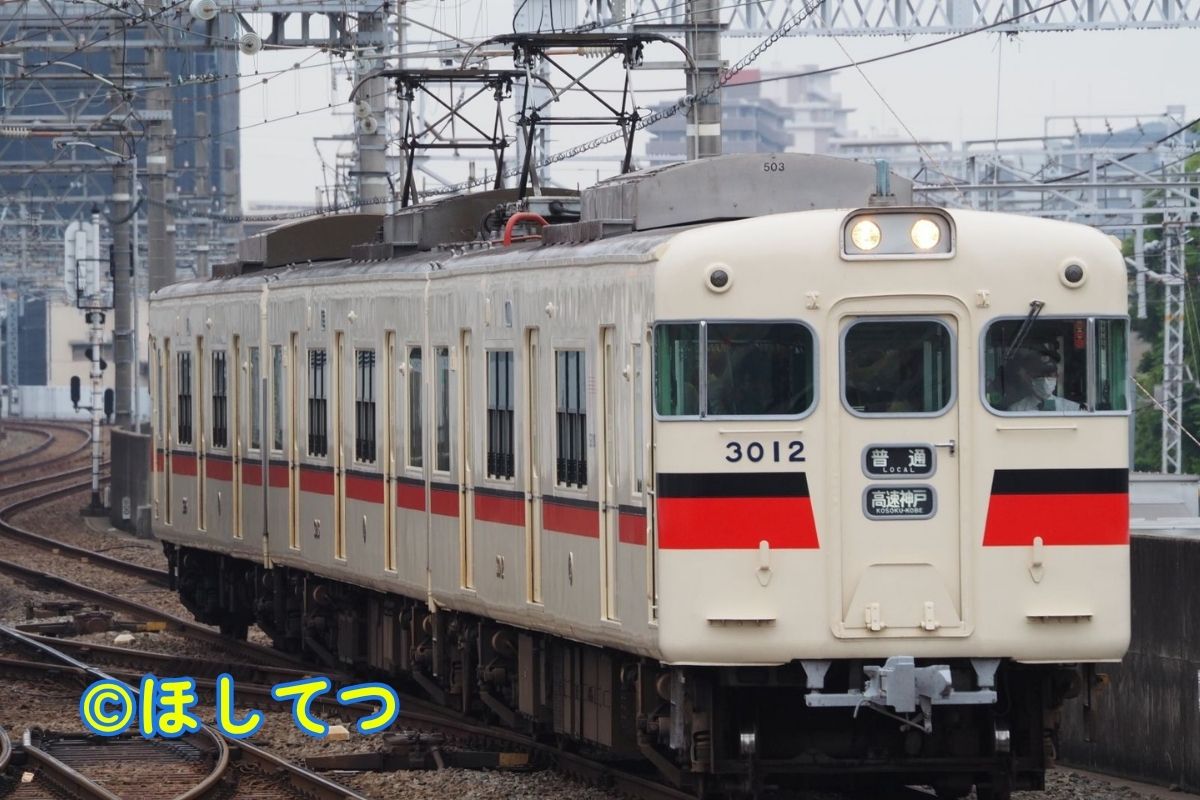 山陽電鉄本線山陽明石駅の山陽3000系(Sanyo Main Line Sanyo-Akashi Station Sanyo 3000 series)
