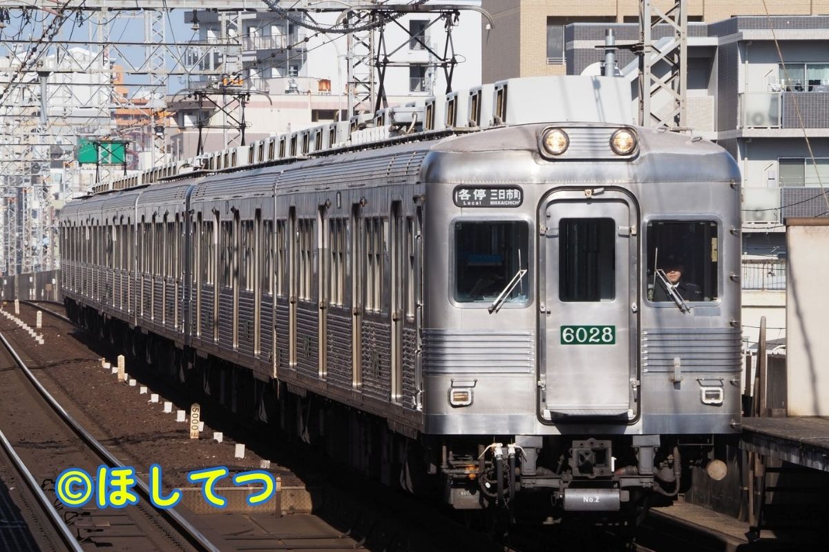 南海高野線天下茶屋駅の南海6000系(Nankai Koya Line Tengachaya Station Nankai 6000 series)
