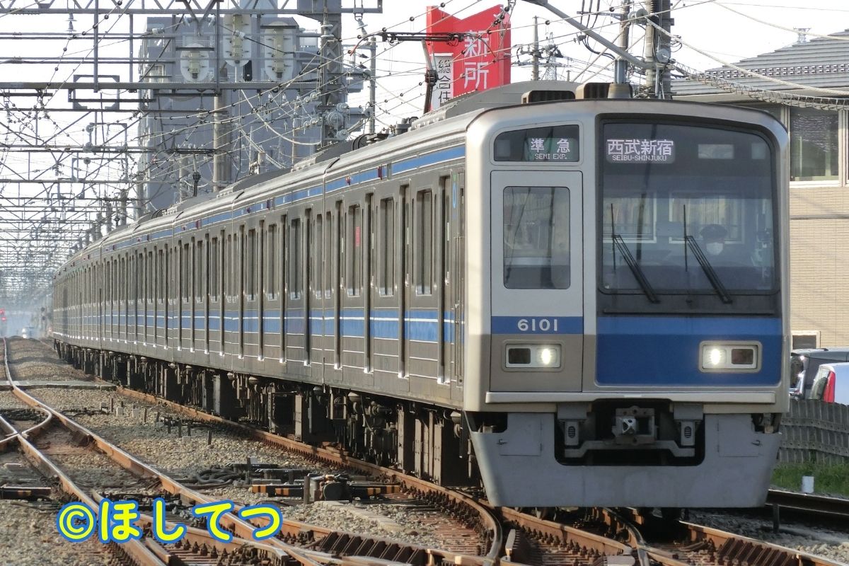 西武鉄道6000系の鉄道写真