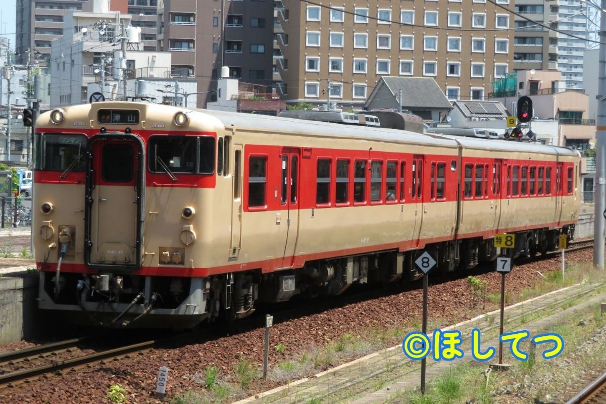 JR西日本キハ47形(ノスタルジー：急行色)の鉄道写真