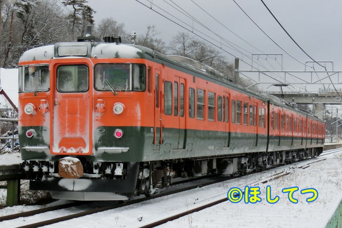 しなの鉄道115系湘南色の鉄道写真