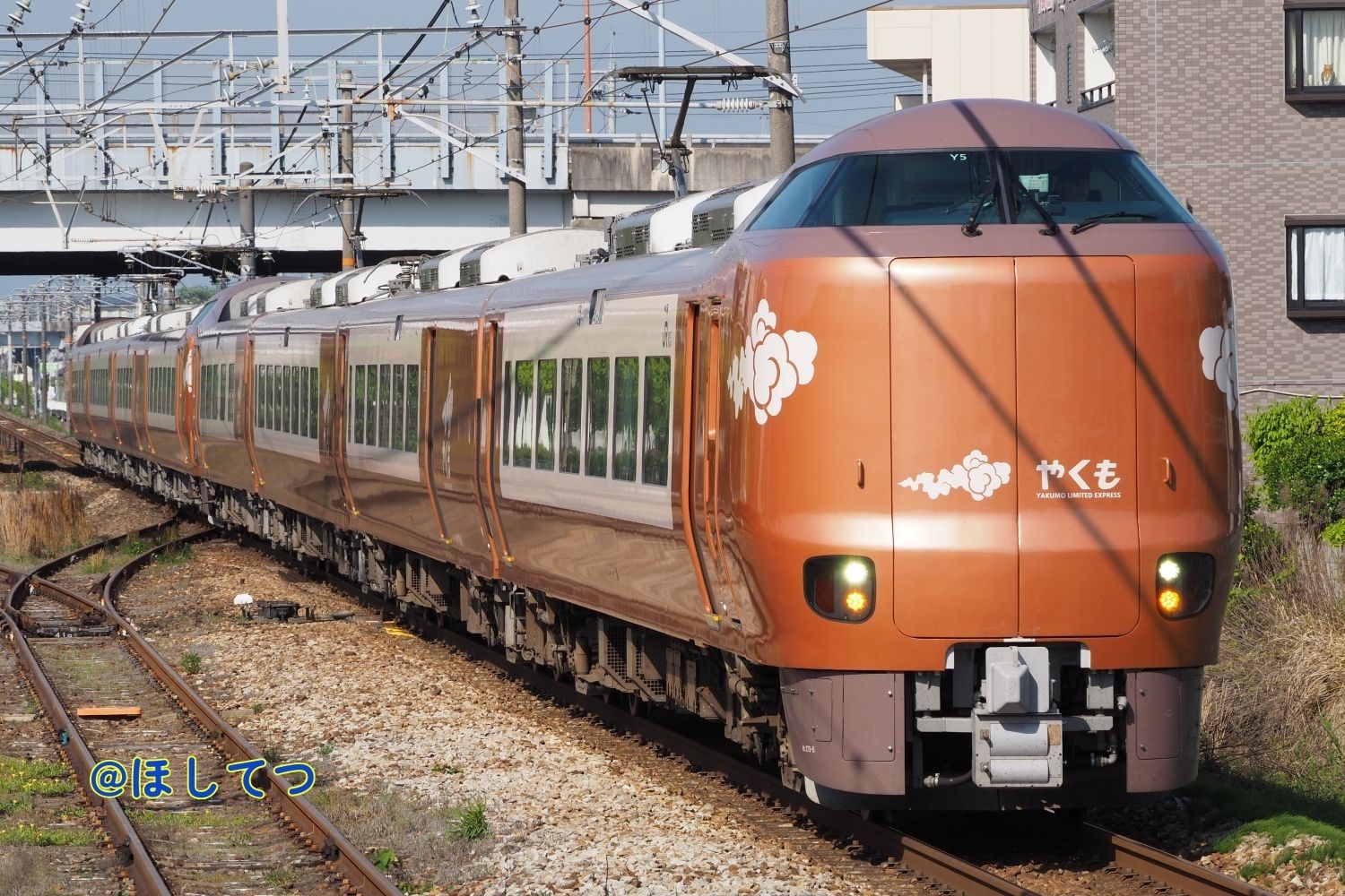 JR西日本273系やくもの鉄道写真