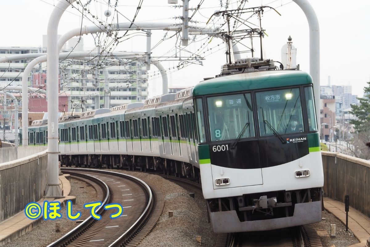 京阪電気鉄道6000系の鉄道写真