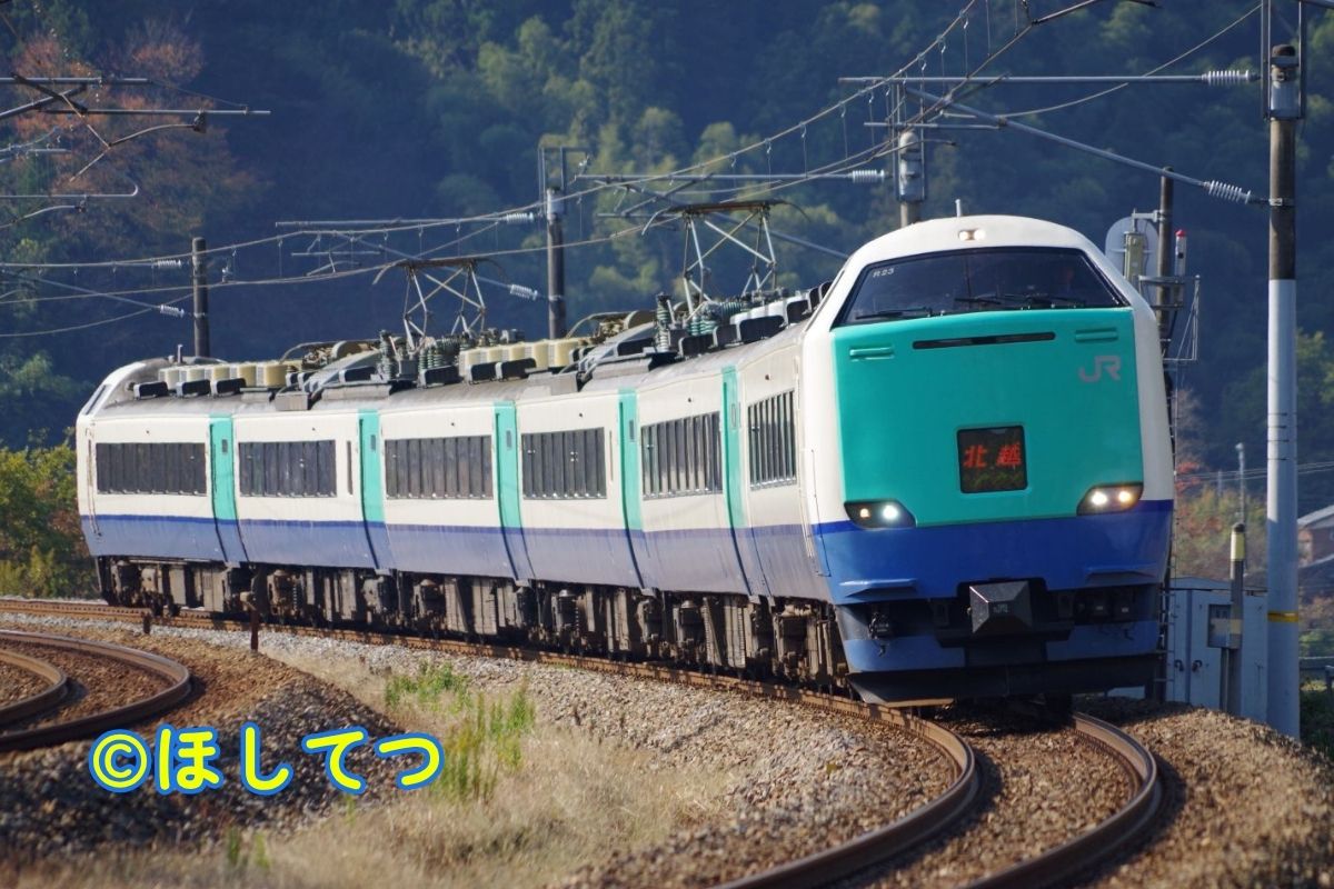 JR東日本485系3000番台上沼垂色の鉄道写真