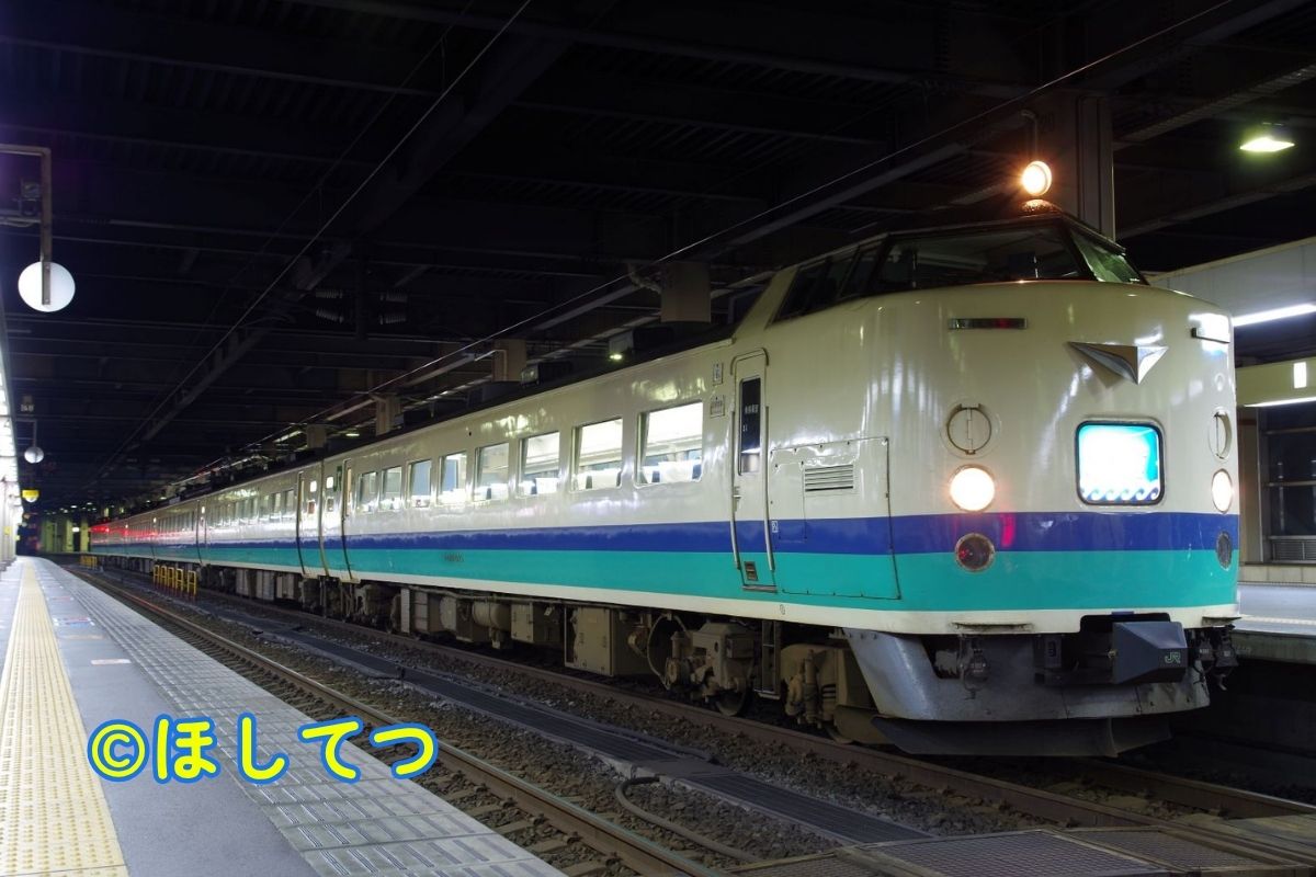 JR東日本485系上沼垂色の鉄道写真